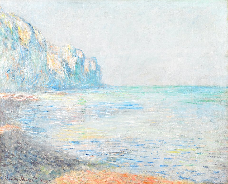 Foggy Morning at Pourville - Claude Monet