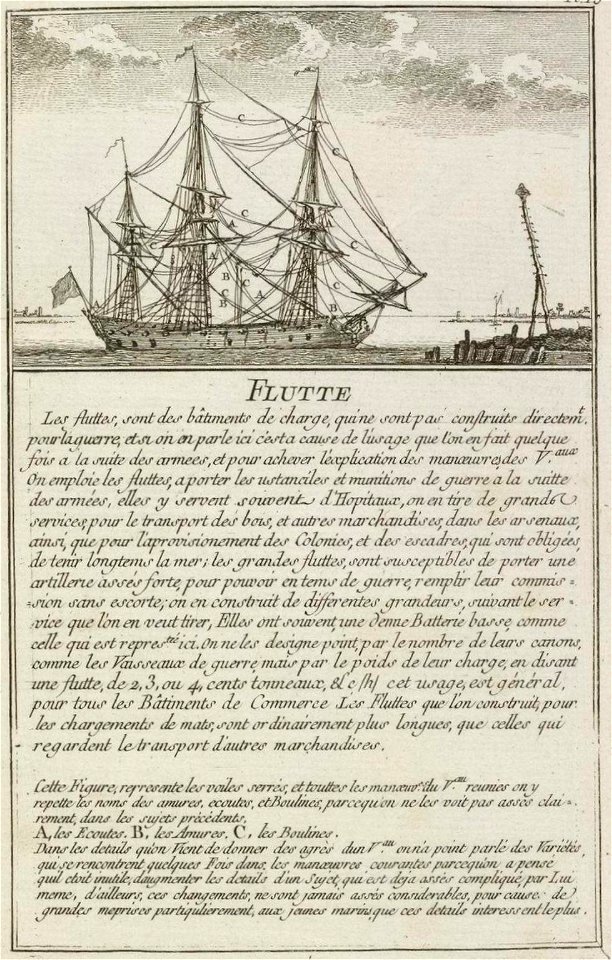 Flute militaire par Nicolas Ozanne vers 1764