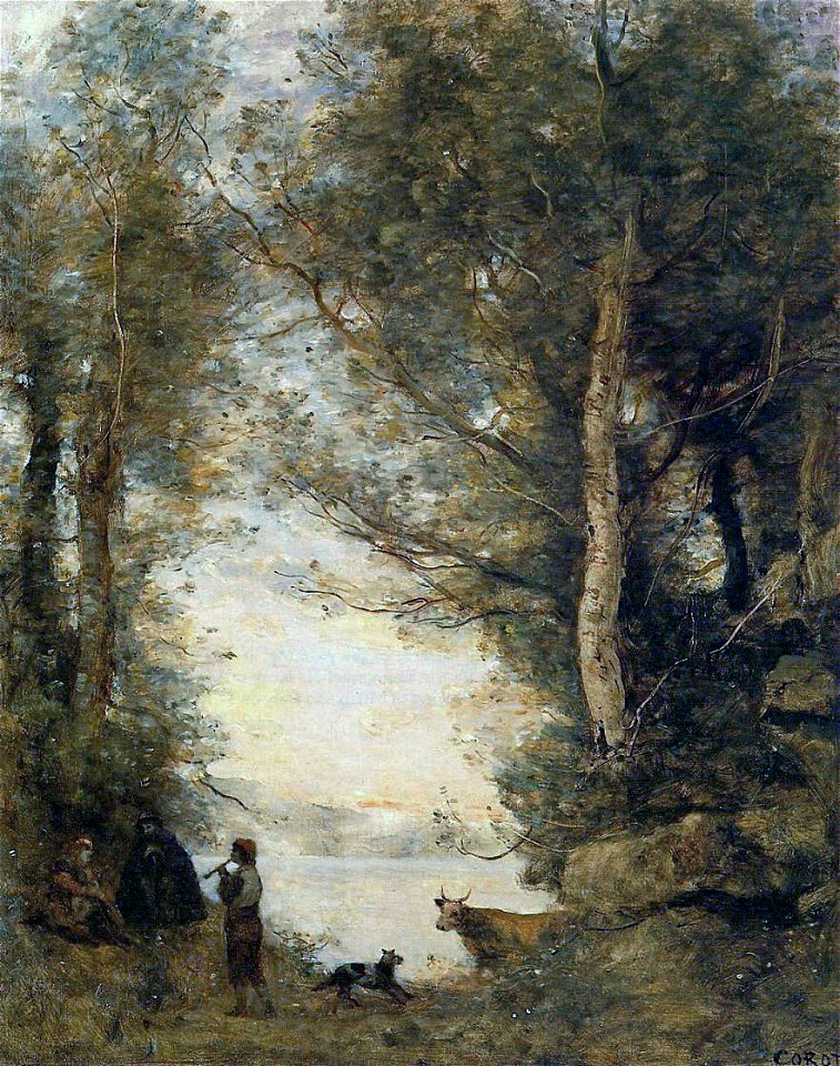 Flute Player at Lake AlbanoFXD