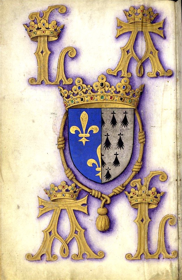 Fol. 1v - Armoiries
