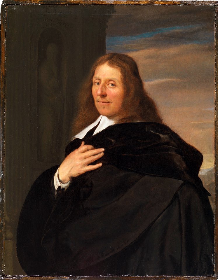 FM-104-Frans van Mieris-Portrait of a Fifty-Two-Year Old man