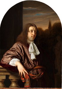FM-110a-Frans van Mieris-Portrait of a Thirty-Year-Old Man. Free illustration for personal and commercial use.