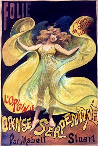 Folies Bergère, Mabell Stuart 1905. Free illustration for personal and commercial use.