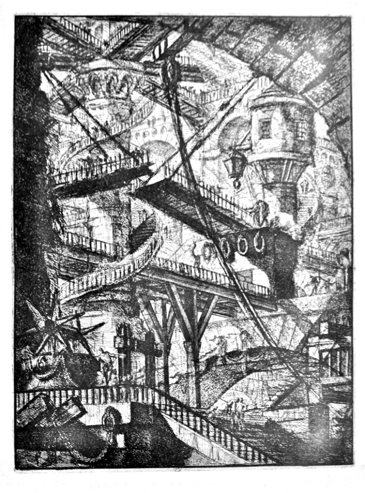 Focillon-Piranesi p0065-Les prisons, pl 7