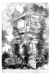 Focillon-Piranesi p0097-Tombeau dit de Neron, Antichità, III, pl 14