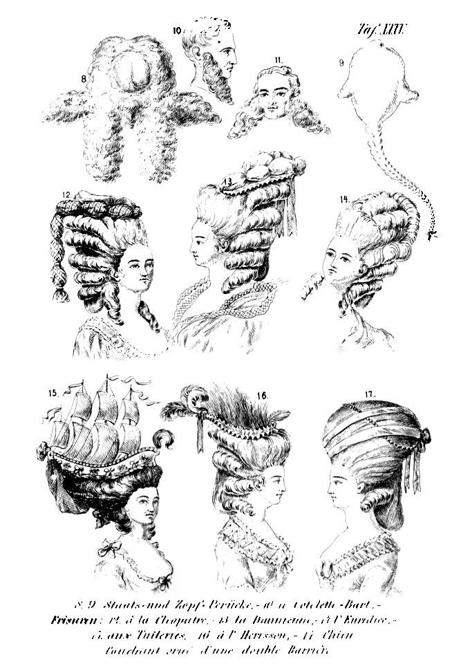 Flögel1862 35 Frisuren