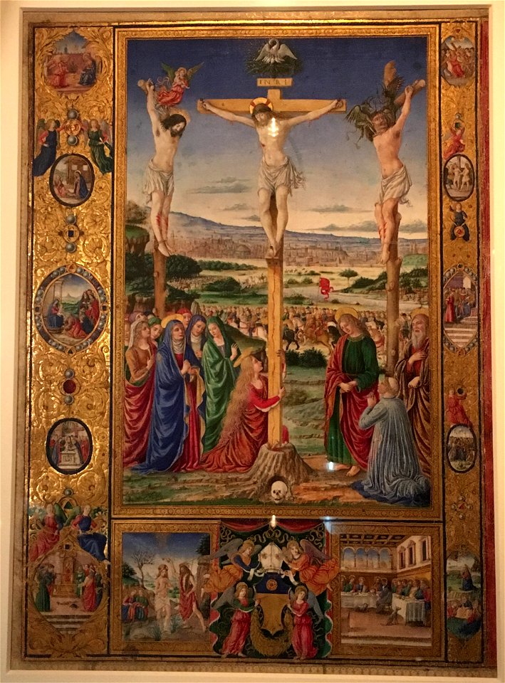 Folio du Missel de Thomas James - Musée Malraux Le Havre inv36.1