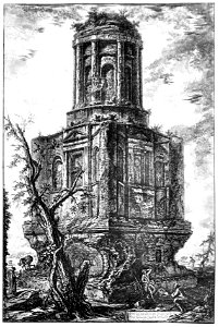 Focillon-Piranesi p0195-Vue du tombeau dit de Conocchia, Vedute