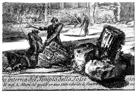 Focillon-Piranesi p0257-1 extrait de la vue intérieure du Tempio della Tosse, Vedute