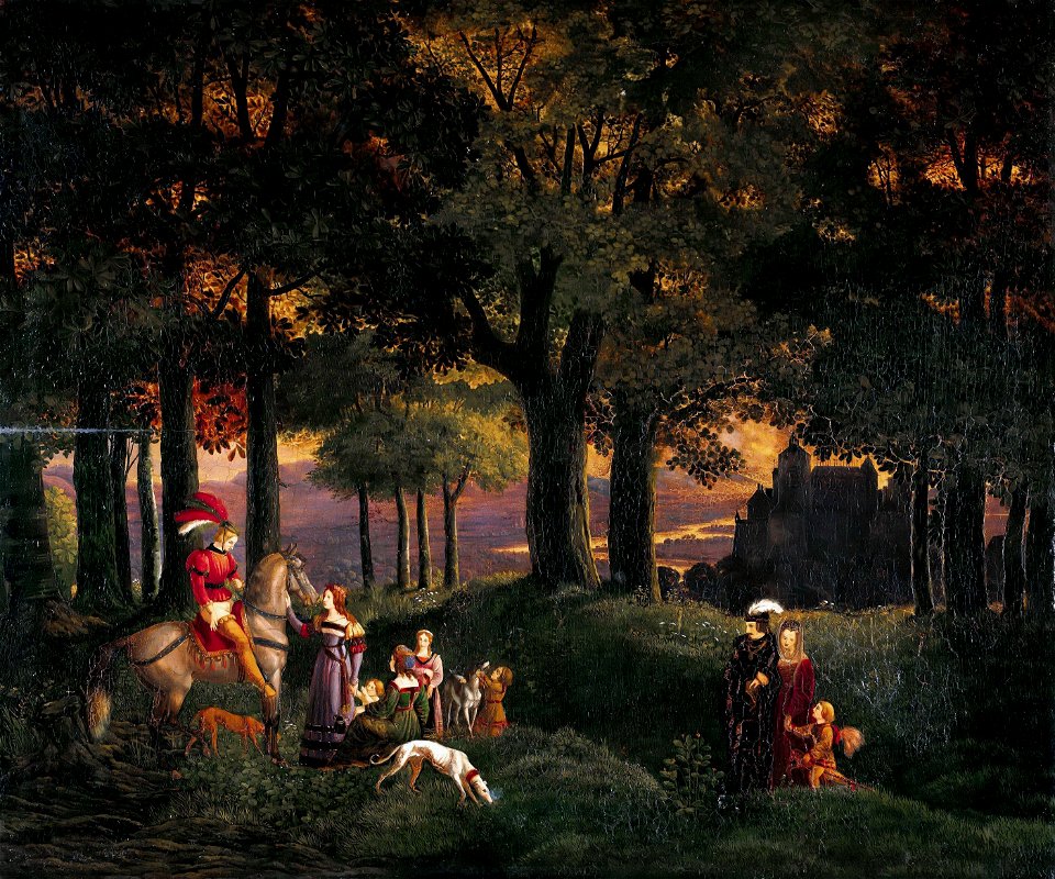 Karl Philipp Fohr - Der verirrte Ritter (1816)
