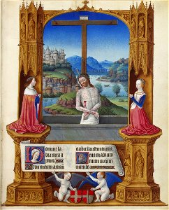 Folio 75r - The Man of Sorrows