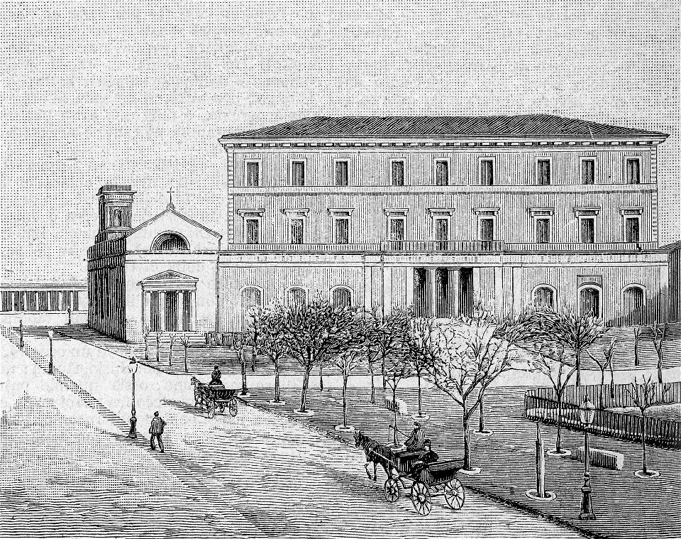 Foggia – Orfanotrofio Provinciale Maria Cristina di Savoja (xilografia)