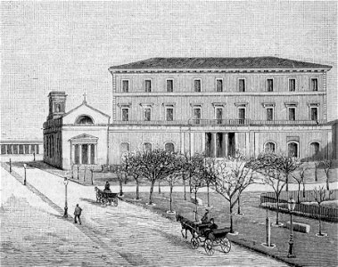 Foggia – Orfanotrofio Provinciale Maria Cristina di Savoja (xilografia)