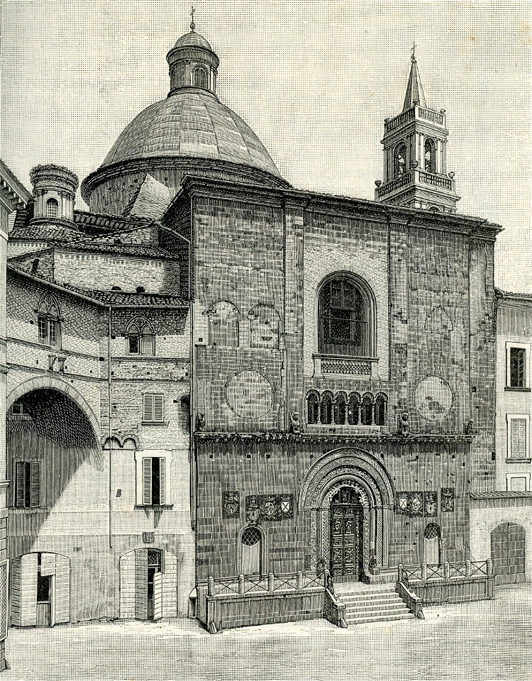 Foligno Cattedrale Fronte laterale a sinistra