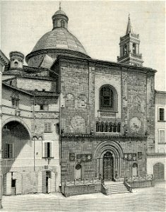 Foligno Cattedrale Fronte laterale a sinistra