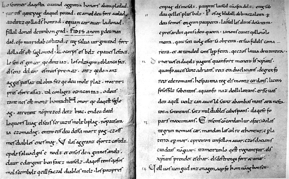 Fol 15 16 Chanson de sainte Foy 29877