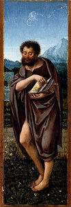 Follower of Barend van Orley - Saint John the Baptist - Google Art Project. Free illustration for personal and commercial use.
