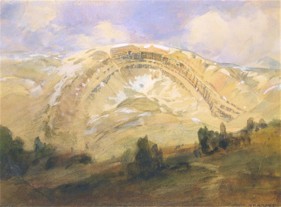 Folded Strata, a Great Geological Arch, Colorado SAAM-1930.12.60 1