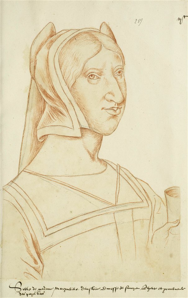 Folle de Marguerite d'Autriche (Recueil d'Arras, f. 289)