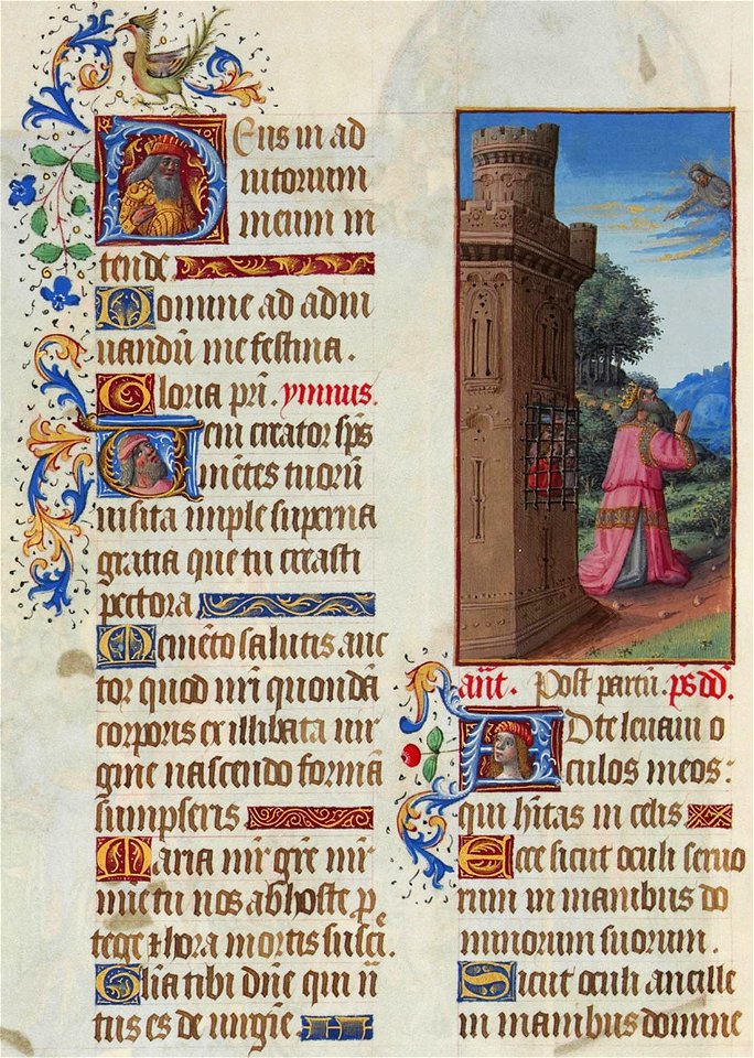 Folio 52v - Prayer of David