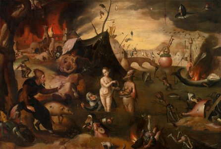 Follower of Hieronymus Boash - Temptation of St. Anthony 224N09003 6WH6P