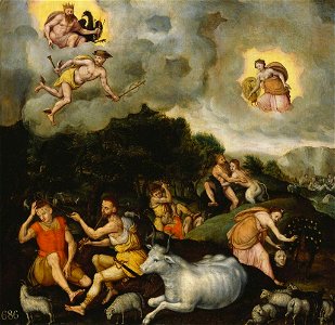 Follower of Lucas de Heere (1534-84) - The Story of Argus - RCIN 406049 - Royal Collection