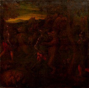 Follower of Jacopo Bassano (c. 1510-1592) - A Bear-Hunt - RCIN 402696 - Royal Collection