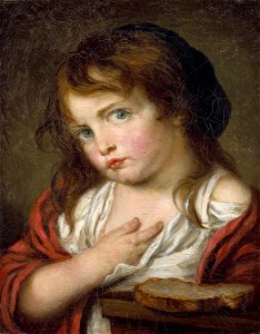 Follower of Jean Baptiste Greuze - Little Girl Pouting - 1933.1079 - Art Institute of Chicago