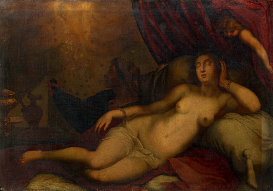 Follower of Palma Giovane (1548-1628) - Danaë - RCIN 402662 - Royal Collection