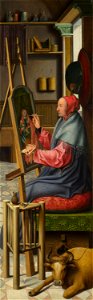 Follower of Quinten Massys - Saint Luke painting the Virgin and Child - Google Art Project