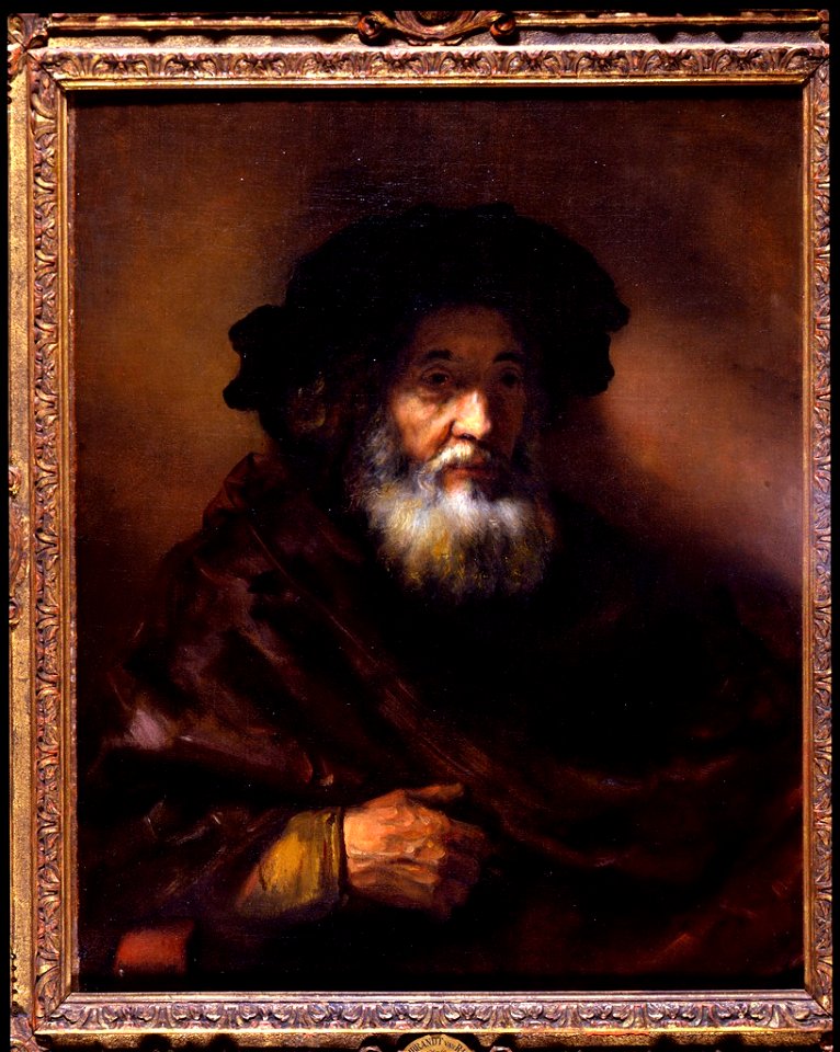 Follower of Rembrandt Harmensz. van Rijn - Portrait of an Old Man - 1985.101 - Fogg Museum