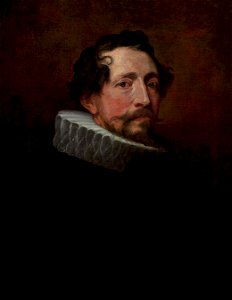 Follower of Sir Anthony van Dyck - Portrait of a gentleman, bust-length
