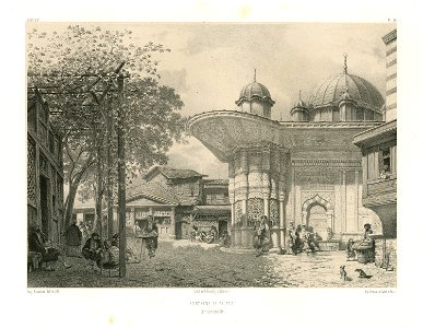 Fontaine de Galata - Flandin Eugène - 1853