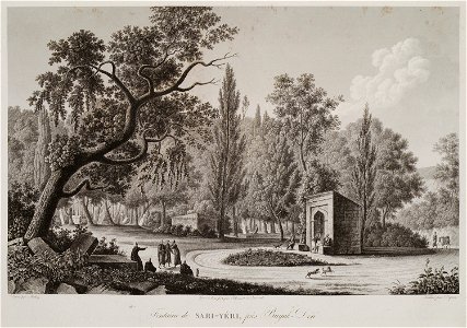 Fontaine de Sari-Yéri, près de Buyuk-Déré - Melling Antoine Ignace - 1819
