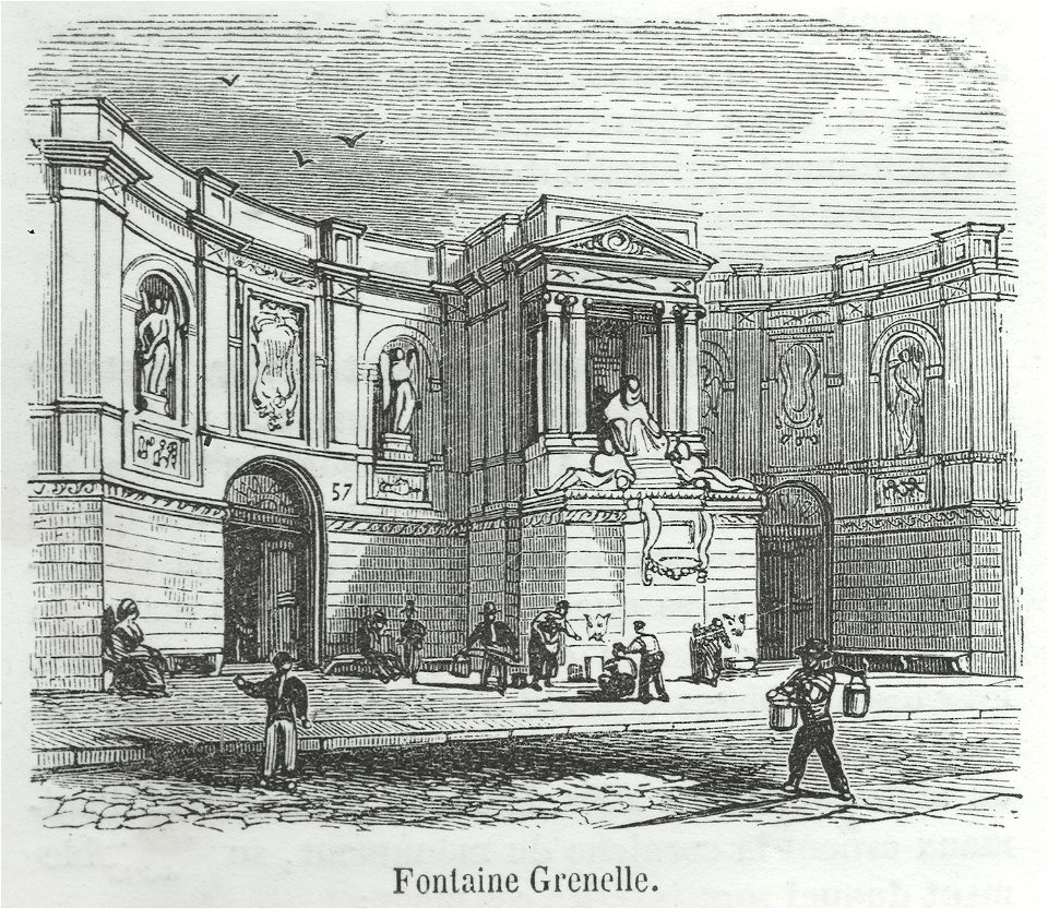 Fontaine Grenelle, 1855