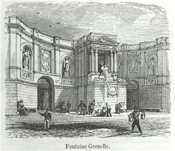 Fontaine Grenelle, 1855