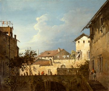 Follower of Canaletto - The Terrace - 1957.49 - Art Institute of Chicago