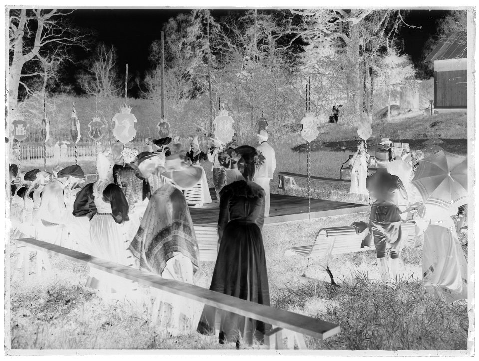 Folkdansuppvisning - Livrustkammaren - 42895-negative