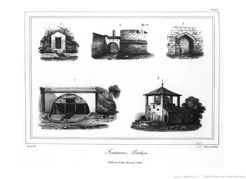 Fontaines, puits etc.