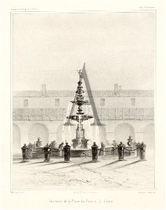 Fontaine de la Place du Palair a Lima