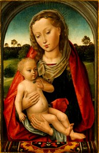 Follower of Hans Memling - Virgin and Child