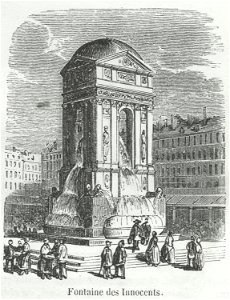 Fontaine des Innocents, 1855