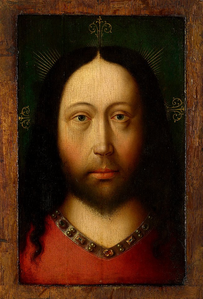 Follower of Jan van Eyck (1390-1441) - Head of Christ - RCIN 404665 - Royal Collection