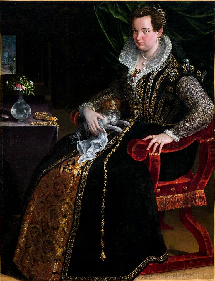 Lavinia Fontana - Ritratto di Costanza Alidosi (ca. 1595)FXD