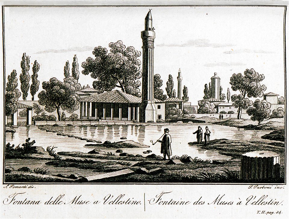 Fontana delle Muse a Vellestino - Pomardi Simone - 1820