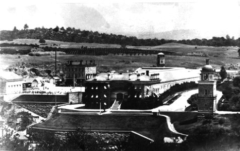 Folsom prison in 1893 when it was still without walls