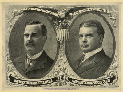 For Governor Benjamin B. Odell, Jr., for Lieutenant governor Timothy L. Woodruff LCCN2003677506