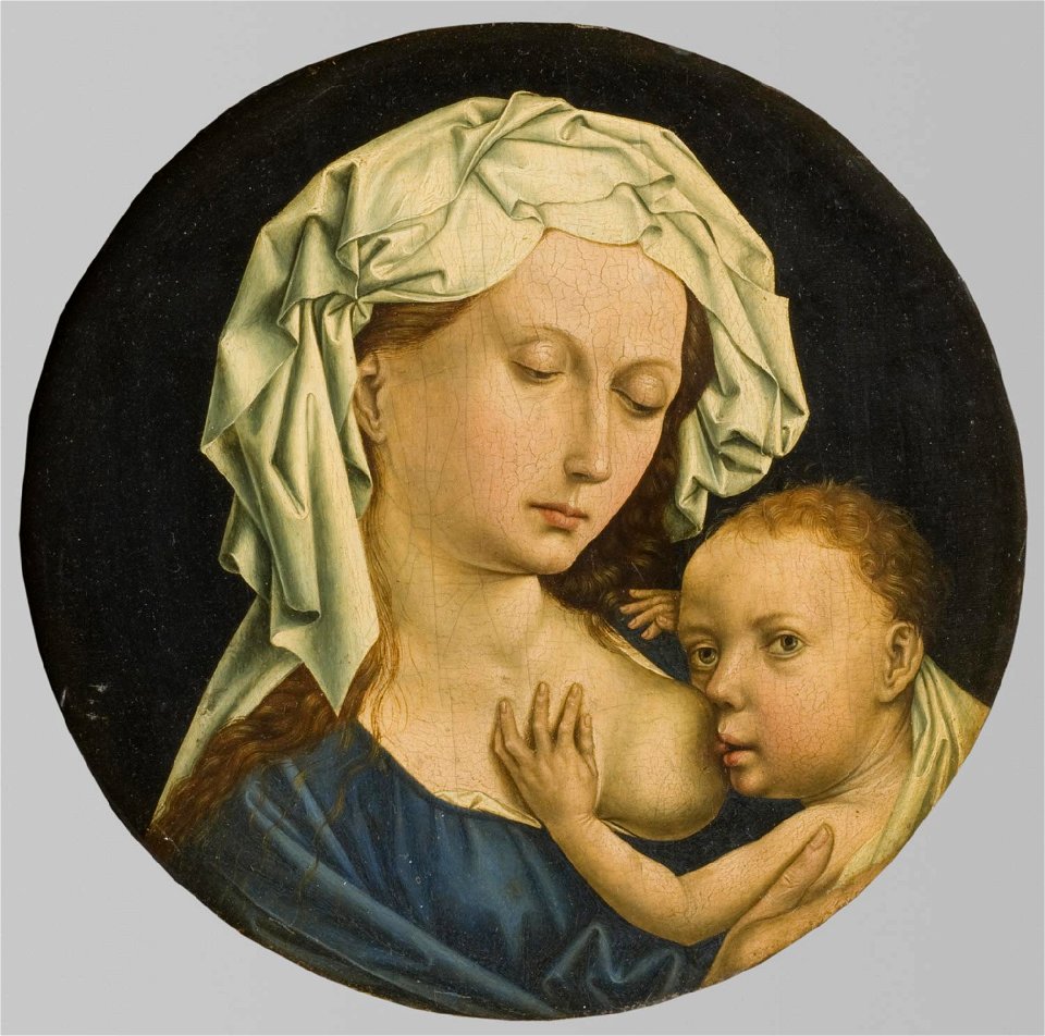 Follower of Robert Campin - The Virgin Suckling the Christ Child, Cat. 331