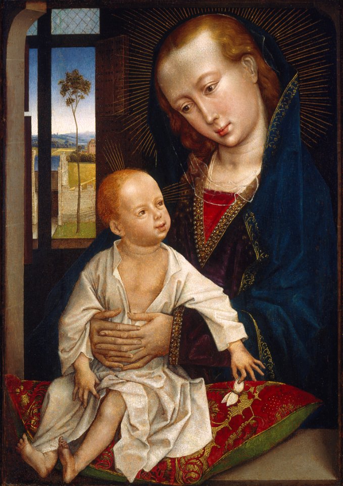 Follower of Rogier van der Weyden - Virgin and Child - 155-1971 - Saint Louis Art Museum