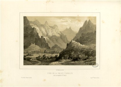 Fond de la Vallée d'Argelès de la terrasse de St. Savin. - Fonds Ancely - B315556101 A ABADIE 2 030